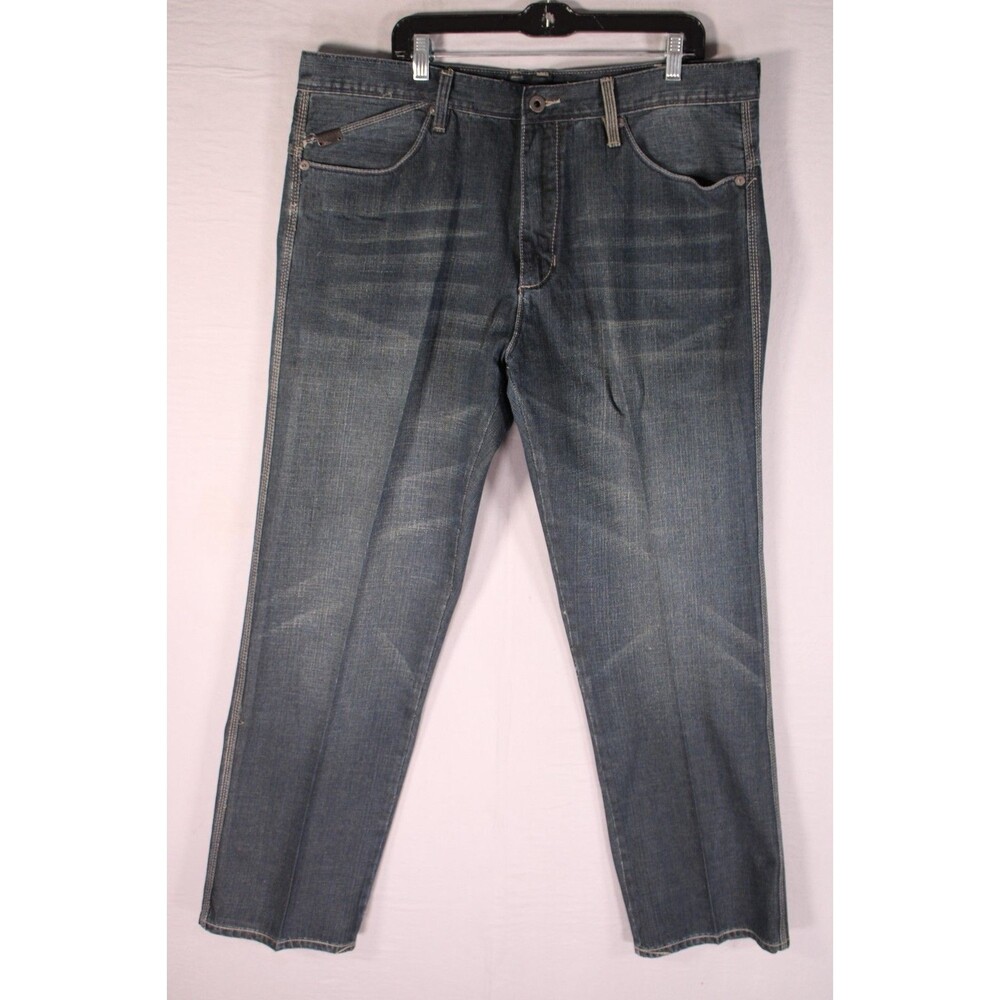 Sean John Methodically Engineered DNM Jeans Mens 40x33 Dark Wash Flap Pocket Y2K
